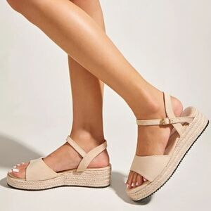 BRAND NEW A.N.A NEW APPROACH  SQUARE TOE ADJUSTABLE BUCKLE ANKLE STRAP S…